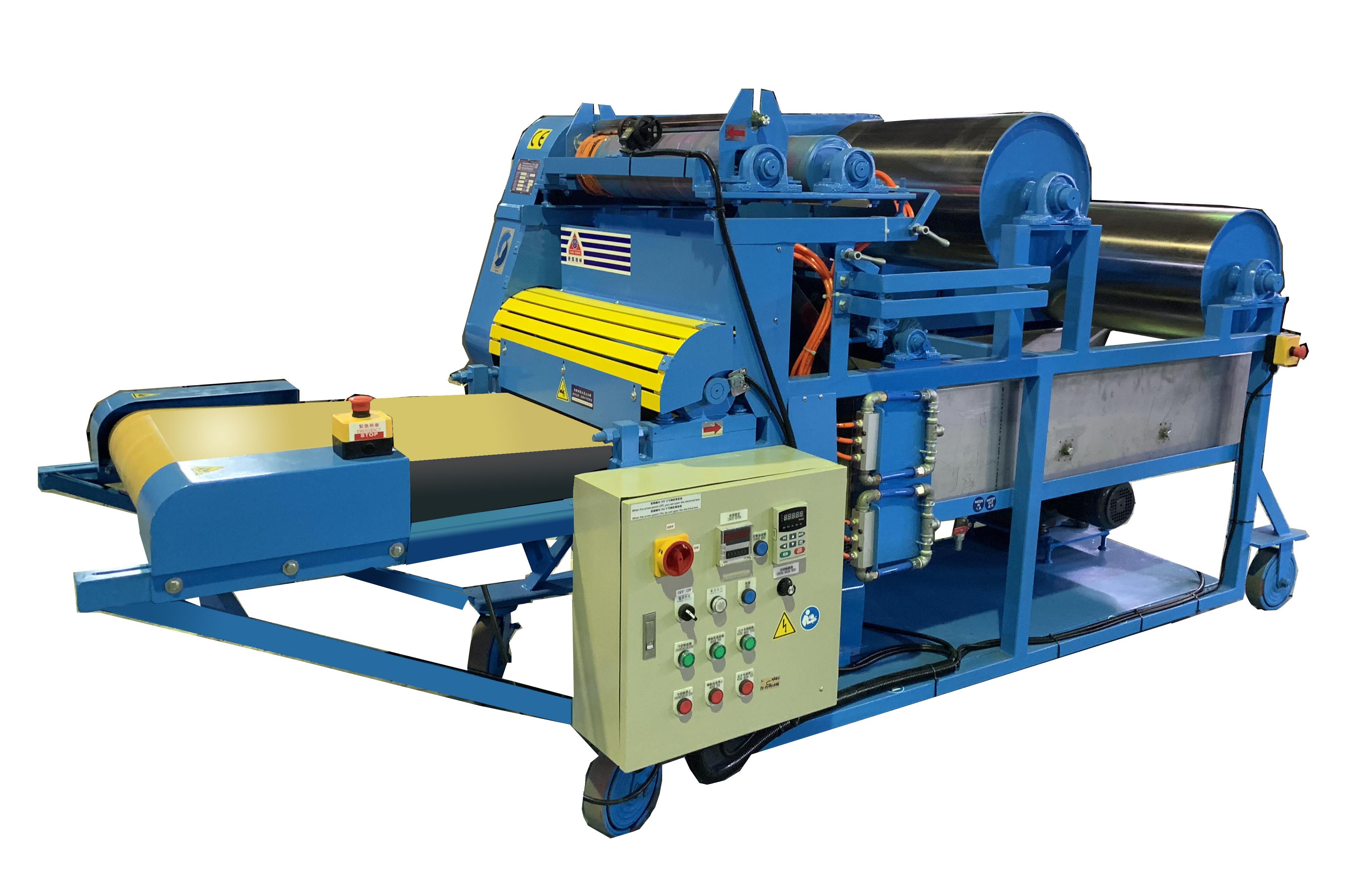 Automatic Cutting Machine (With 2 Cooling Rollers, 1 Cooling Tank, 1 Paste Tank, Precise Cutting, and Blowing System)